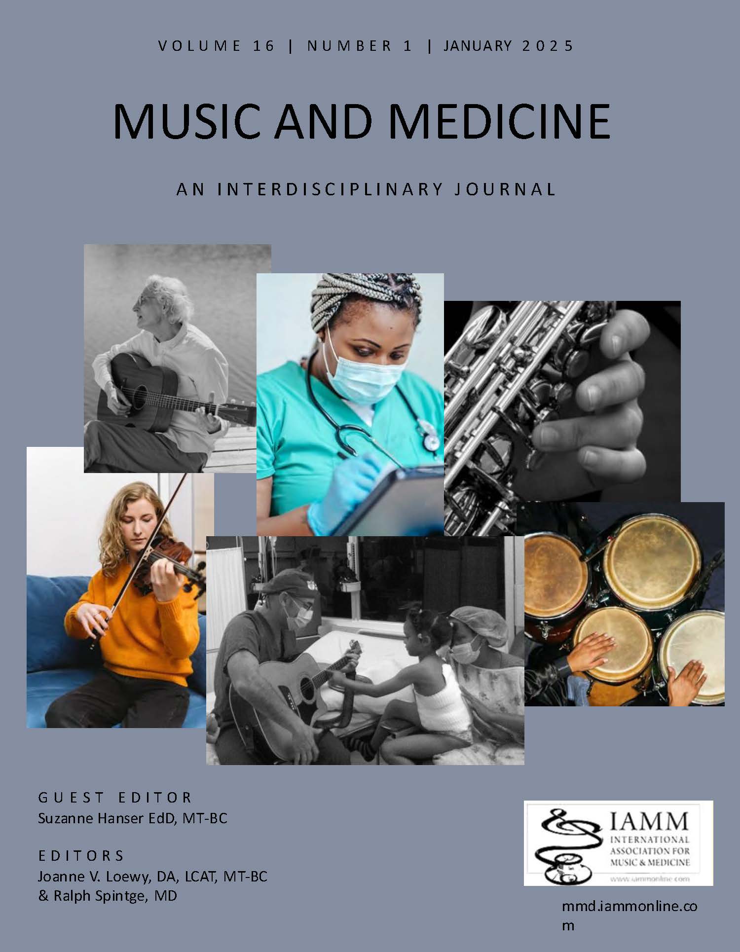 					Visualizza V. 17 N. 1 (2025): Music and Medicine January
				